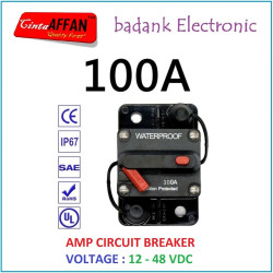 100A Thermal Circuit Breaker DC 12-48V 100A Solar Panel Surya Aki